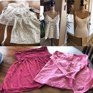 SIX TOPS!! Size med Perfect condition!